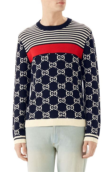 gucci sweater striped|Gucci cropped sweater.